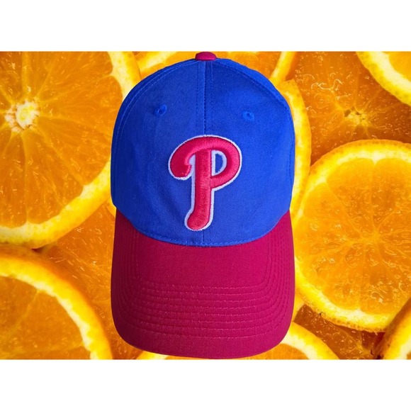 Team MLB Philadelphia Phillies Hook and‎ Loop Adjustable Hat - Picture 1 of 6